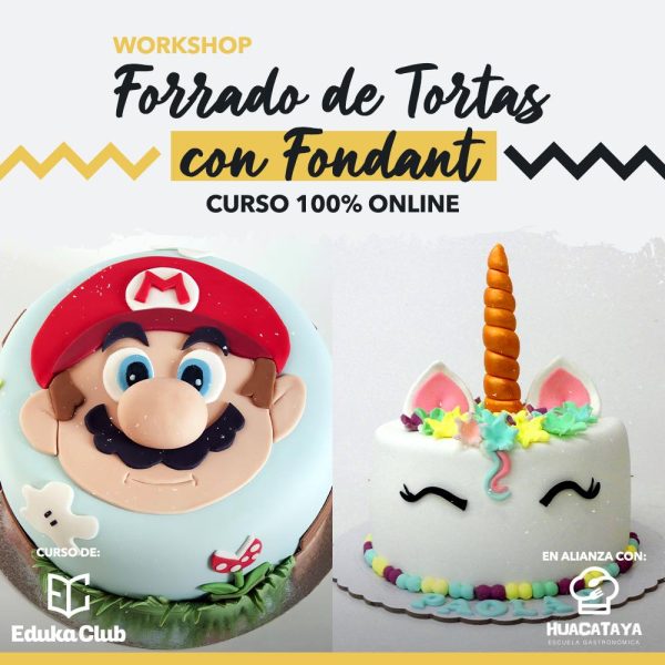 Forrado de torta con fondat